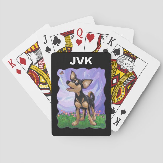 Chihuahua Gifts & Accessories Poker Cards (Back)
