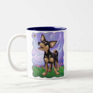 Chihuahua Gifts & Accessories Two-Tone Coffee Mug