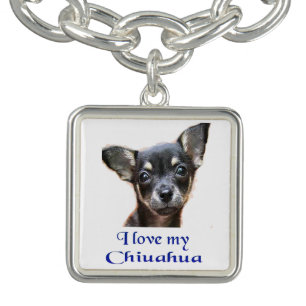 Chihuahua gifts charm bracelet