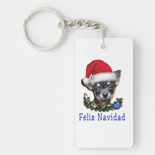 Chihuahua gifts keychain (Front)