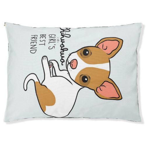 Chihuahua girl best friend_Dog Lover Pet Bed