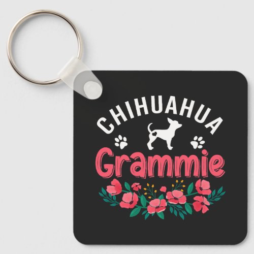 Chihuahua Grammie Dog Gifts  Dog Lover  Keychain