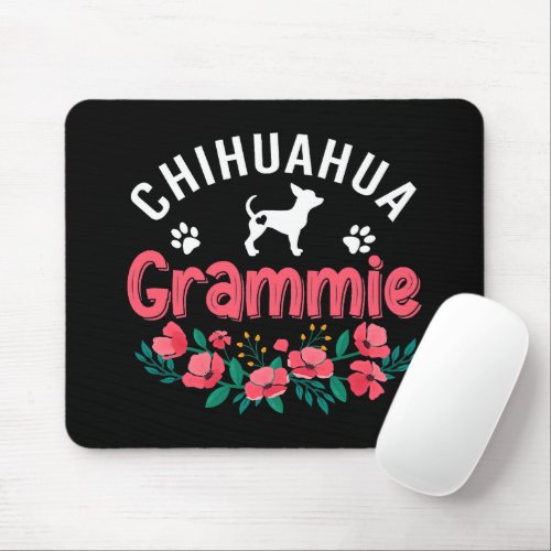 Chihuahua Grammie Dog Gifts  Dog Lover  Mouse Pad