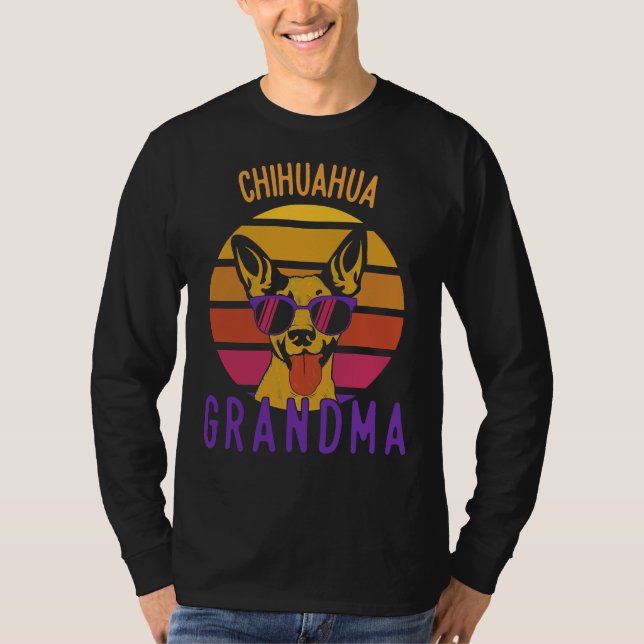 Chihuahua Grandma T-Shirt (Front)