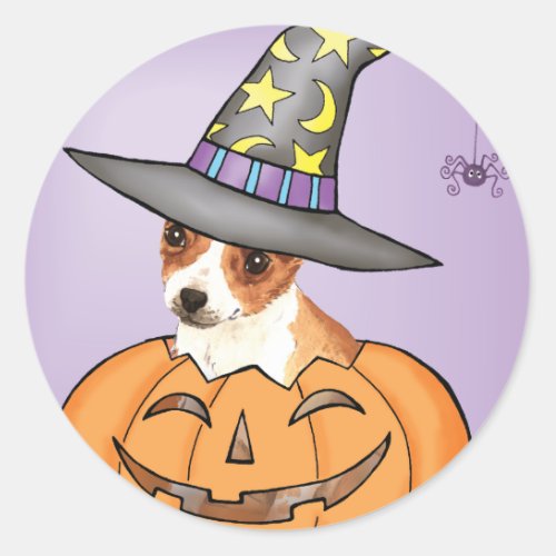 Chihuahua Halloween Classic Round Sticker