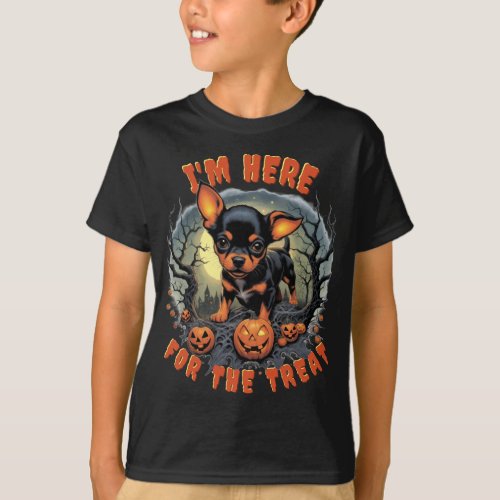 Chihuahua Halloween Kids Tee Spooktacular Fun T_Shirt