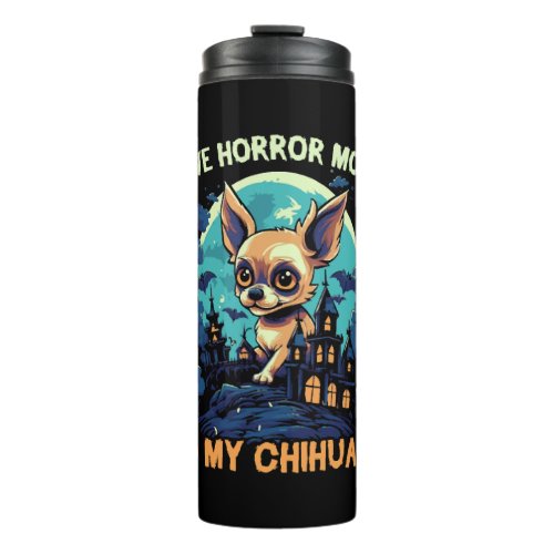 Chihuahua Halloween Puppy Trick Or Treat Dog Lover Thermal Tumbler