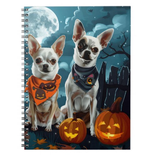 Chihuahua Halloween Spooky Notebook