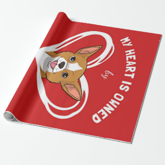 Chihuahua Heart_Dog Lover Wrapping Paper