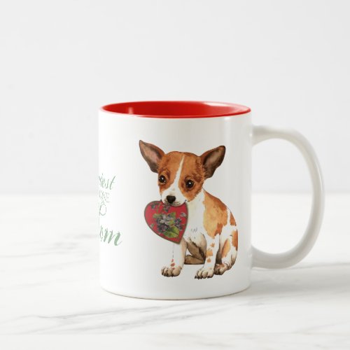 Chihuahua Heart Mom Two_Tone Coffee Mug