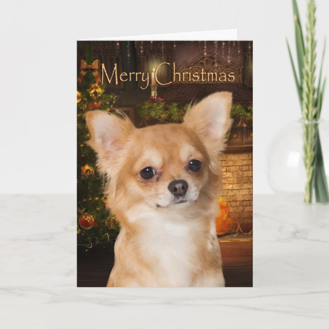 Chihuahua Holiday Card (Front)