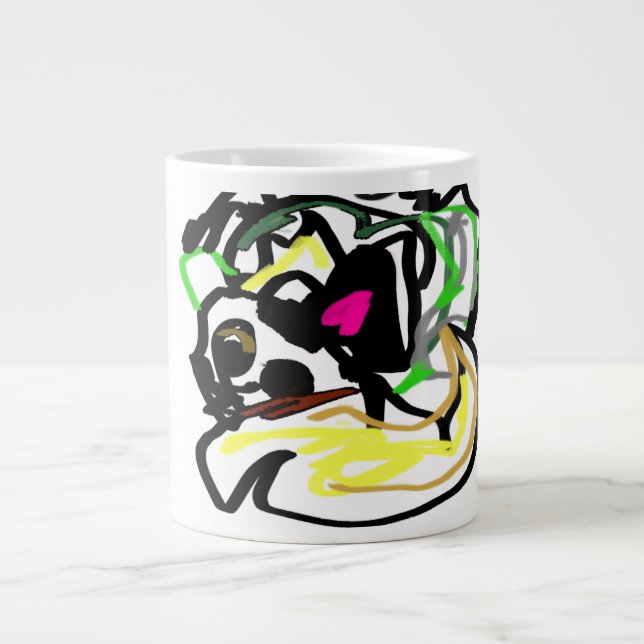 Chihuahua home giant coffee mug (Front)