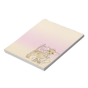 Chihuahua I'm Kind of a Big Deal Graphic Design Notepad