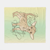 Chihuahua I'm Kind of a Big Deal Graphic Dog Fleece Blanket (Front (Horizontal))