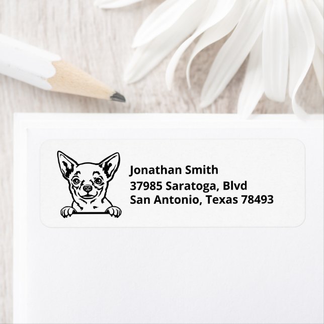 CHIHUAHUA | Image on Return Address Label (Insitu)
