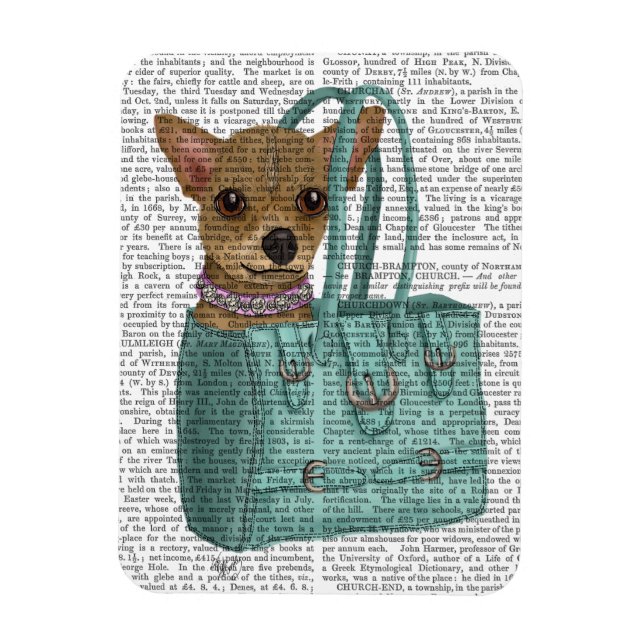 Chihuahua In Bag Magnet (Vertical)