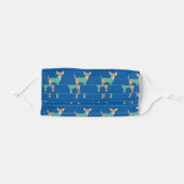 Chihuahua in Scrubs Nurse Adult Cloth Face Mask (Front, Folded)