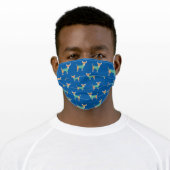 Chihuahua in Scrubs Nurse Adult Cloth Face Mask (Worn)