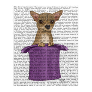 Chihuahua in Top Hat Acrylic Print