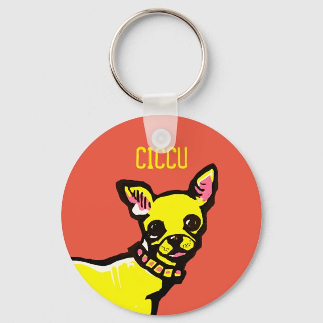 Chihuahua Keychain (Front)