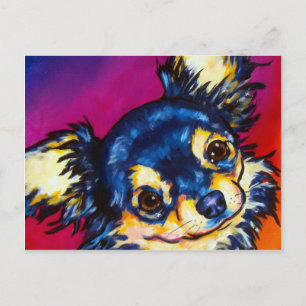 Chihuahua LC black and tan Postcard