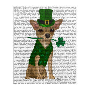 Chihuahua Leprechaun Acrylic Print