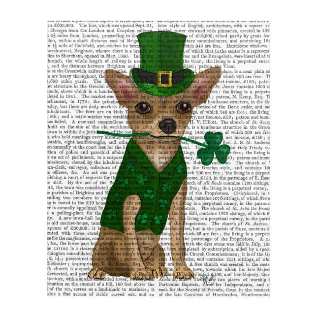 Chihuahua Leprechaun Acrylic Print (Front)
