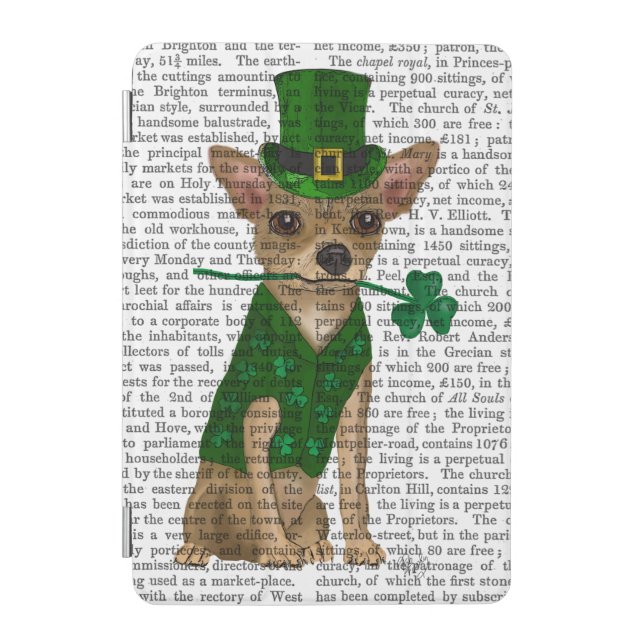 Chihuahua Leprechaun iPad Mini Cover (Front)