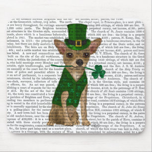 Chihuahua Leprechaun Mouse Pad