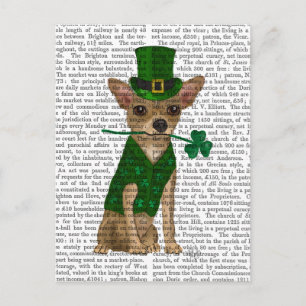 Chihuahua Leprechaun Postcard
