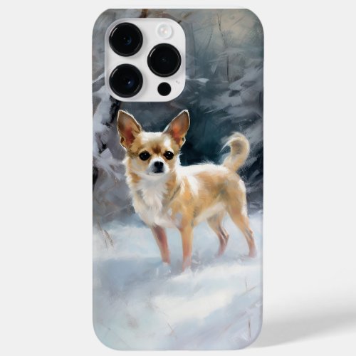 Chihuahua  Let It Snow Christmas Case_Mate iPhone 14 Pro Max Case