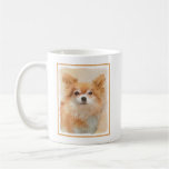 Chihuahua Long-Haired Dog Painting Original Art Coffee Mug