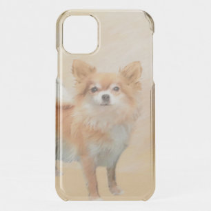 Chihuahua Long-Haired Dog Painting Original Art iPhone 11 Case