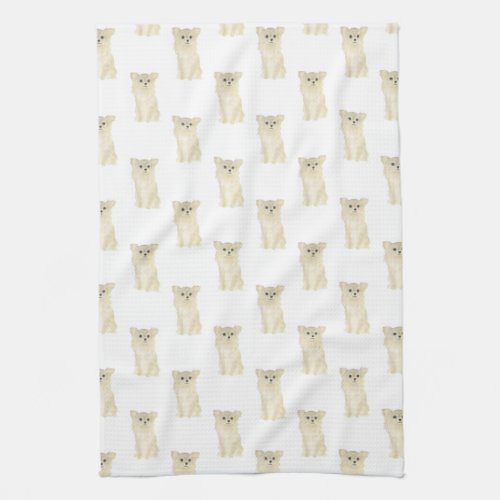 Chihuahua Long Haired Fawn Kitchen Towel