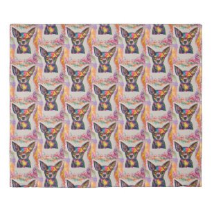 Chihuahua Love King Size Duvet Cover