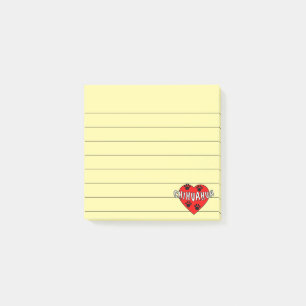 Chihuahua Love Lined 3x3 Post-it Notes