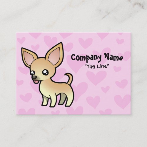 Chihuahua Love (smooth coat) Business Card Template
