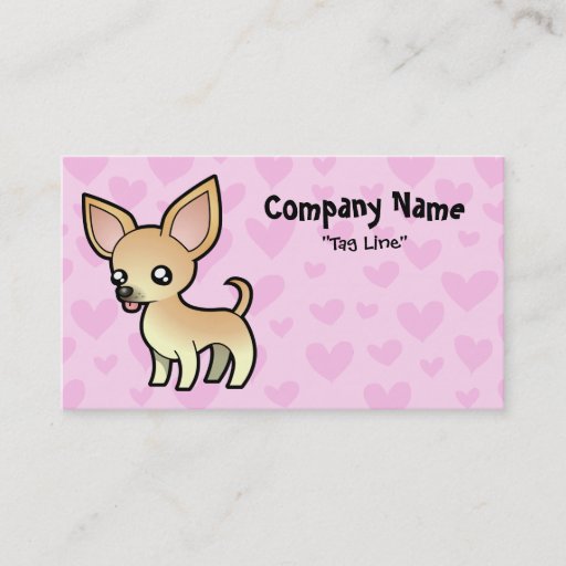 Customizable Chihuahua Love (smooth coat) Business Card