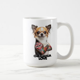 CHIHUAHUA LOVE tattoo artist mom tat ink pet dog Coffee Mug