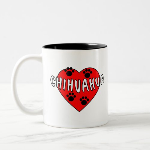 Chihuahua Love Two_Tone Coffee Mug