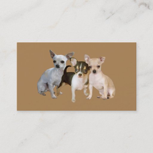 Customizable Chihuahua Lover Business Card
