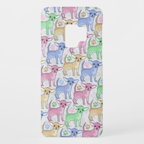 Chihuahua Lover Colorful Pattern Case_Mate Samsung Galaxy S9 Case