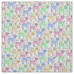 Chihuahua Lover Colorful Pattern Fabric