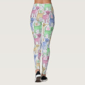 Chihuahua Lover Colorful Pattern Leggings (Back)