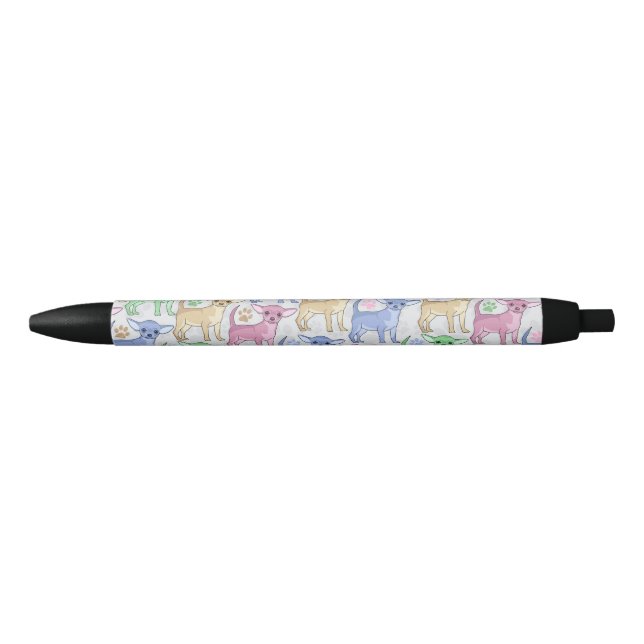 Chihuahua Lover Colorful Pattern Pen (Front)