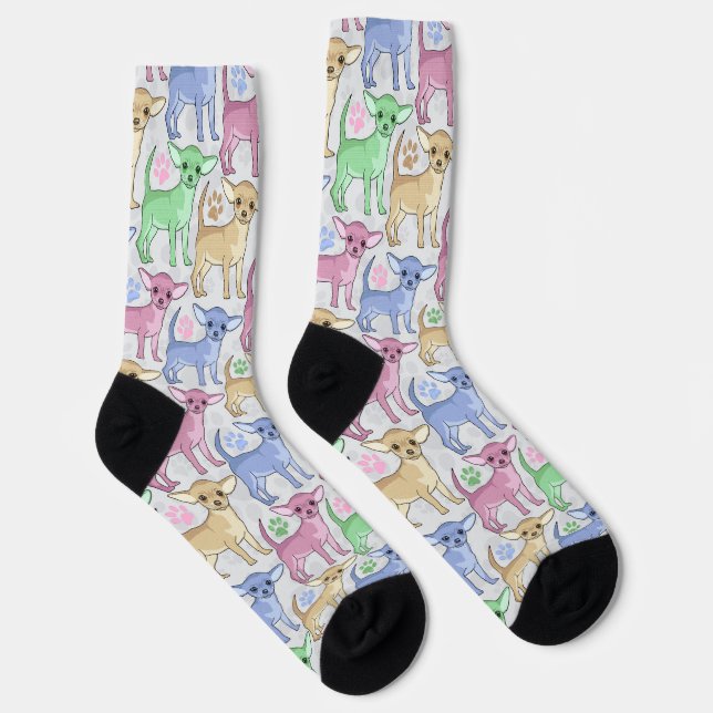 Chihuahua Lover Colorful Socks (Right)