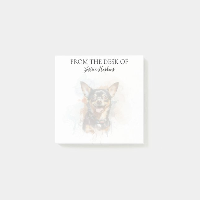 Chihuahua Lover Monogrammed Notes (Front)