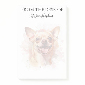 Chihuahua Lover Monogrammed Notes