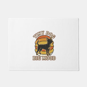 Chihuahua Lover Shirt Retro Engraved Dog Humor Des Doormat
