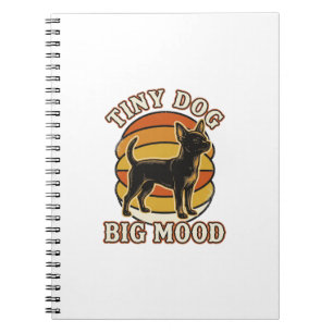 Chihuahua Lover Shirt Retro Engraved Dog Humor Des Notebook